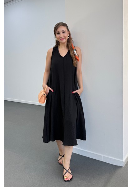 Yegor Cepli Rahat Midi Elbise