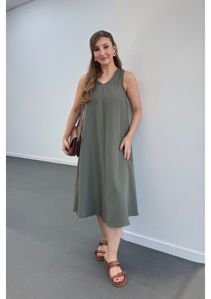 Yegor Cepli Rahat Midi Elbise