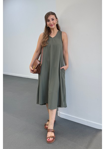 Yegor Cepli Rahat Midi Elbise fiyatları