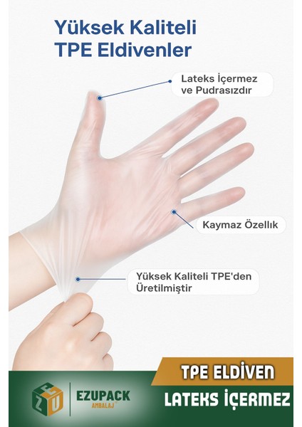 L Beden Winlyex 100'LÜ Gıda Muayene Pudrasız Medikal Temizlik Mutfak Saç Boyama Eldiveni fiyatları