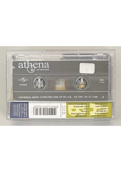 Athena Tam Zamanı Şimdi On Iki Dev Adam Kaset (Orjnal 2001 Dönem Baskı Kaset) fiyatları