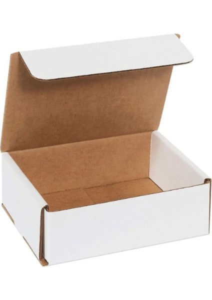 13,5X12,3X5,5 Cm-E-Ticaret Kutusu-Beyaz Karton Kutu- 0,3 Desi -Düğün Nişan Kına Takı Kutusu 50 Adet