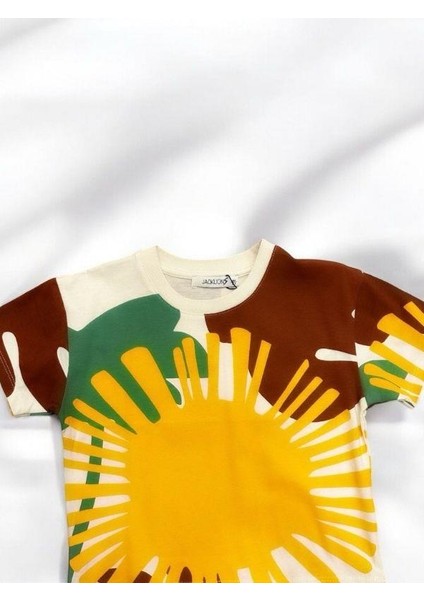 Erkek Bebek Çocuk Pamuklu Desenli Tshirt fiyatları