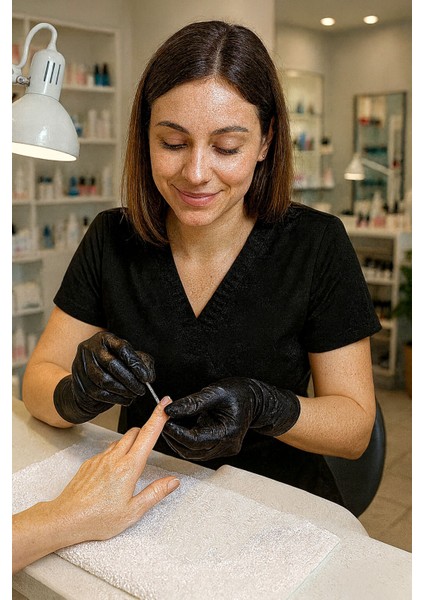 S Beden Glove Flex Tpe 100'LÜ Gıda Muayene Pudrasız Medikal Temizlik Mutfak (Lateks Nitril Içermez)