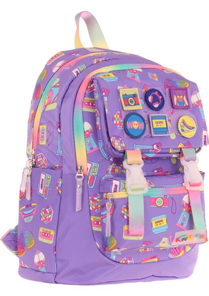 Su Geçirmez Kumaş Kız Çocuk Çok Gözlü Ortopedik Sırt Okul Çantası L5238 indirimleri