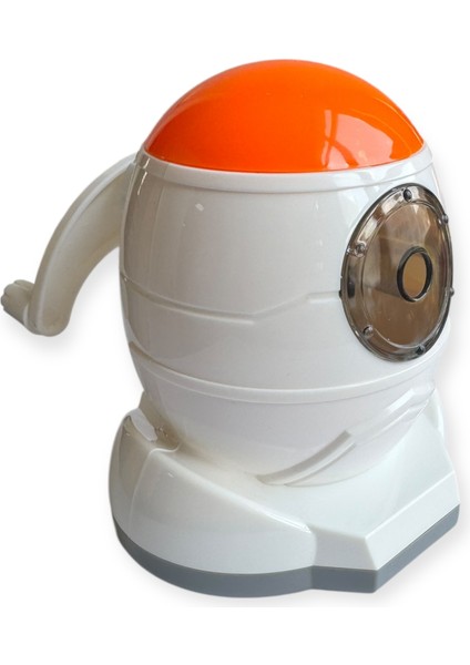 Sevimli Ufo Tasarımlı Masa Üstü Kollu Kalemtraş, 4 Farklı Renk Seçeneği, Çıkartma Hediyeli modelleri