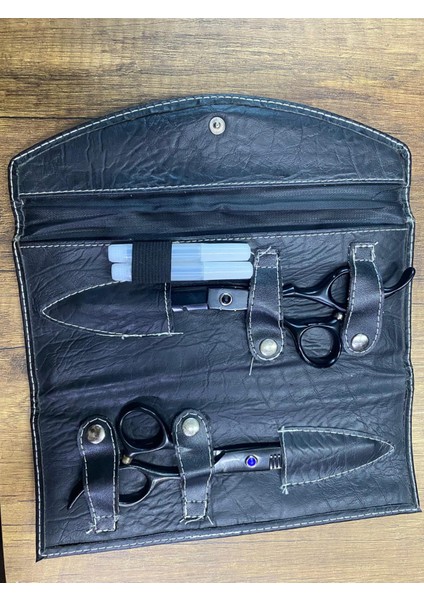 Berber Seti Deri Cüzdan Içine Dahil Ara Makas, Düz Makas, Tarak, Ustura, Düz Ustura, 2 Adet Yağ. modelleri