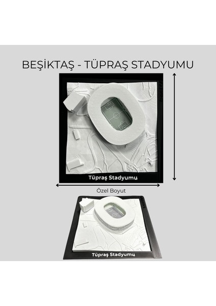 Beyaz Renkli Beşiktaş Stadyumu Temalı Dekoratif Ürün fiyatları