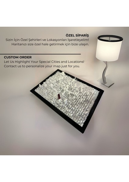 Beyaz Renkli Beşiktaş Stadyumu Temalı Dekoratif Ürün