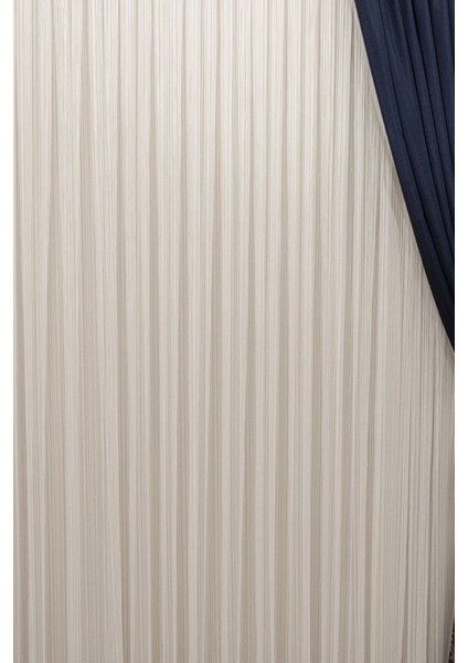 1-2 Seyrek Pile Zincir Model Tül Perde,dikey Çizgili Kırık Beyaz Ütü Istemeyen Tül Perde indirimleri