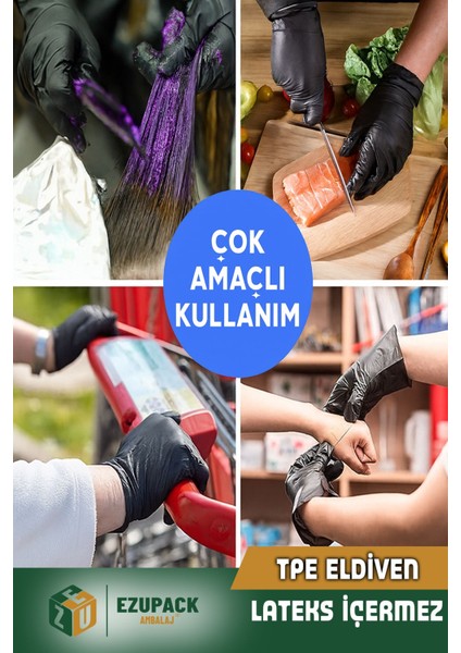 M Beden Glove Flex Tpe 100'LÜ Gıda Muayene Pudrasız Medikal Temizlik Mutfak (Lateks Nitril Içermez) fırsatları