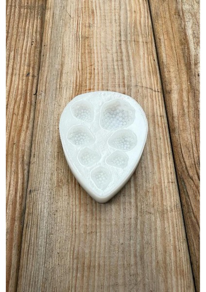 Üç Renkli Silikon Mum Kalıbı, 7'li, Çilek Şeklinde, Beyaz indirimleri