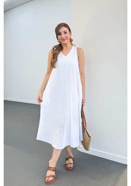 Yegor Cepli Rahat Midi Elbise fırsatları