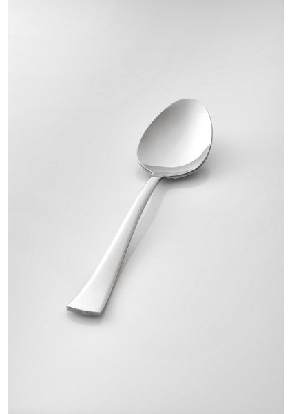 Osaka 6'lı Paslanmaz Çelik Yemek Kaşığı – Parlak Yüzeyli Modern Tasarım