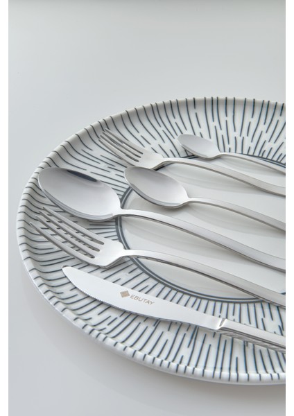 Osaka 6'lı Paslanmaz Çelik Yemek Kaşığı – Parlak Yüzeyli Modern Tasarım fiyatları