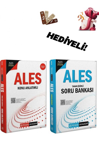Pegem 2026 Ales Konu + Soru Bankası 2 Li Set Pegem Akademi Yayınl