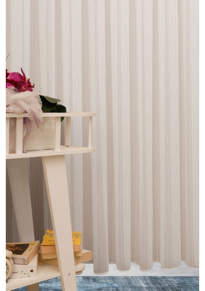 1-2,5 Normal Pile Makarna Model Tül Perde, Kırık Beyaz Ütü Istemeyen Tül Perde fırsatları