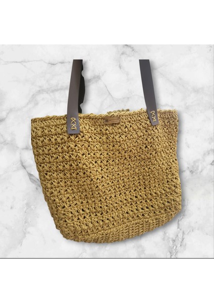 Kadın El Emeği Hasır Omuz Çantası fiyatları