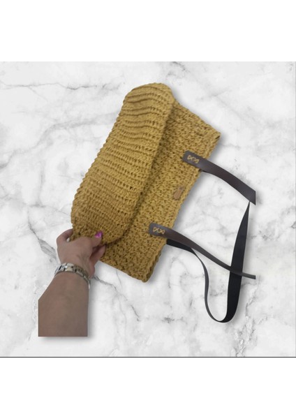 Kadın El Emeği Hasır Omuz Çantası fırsatları