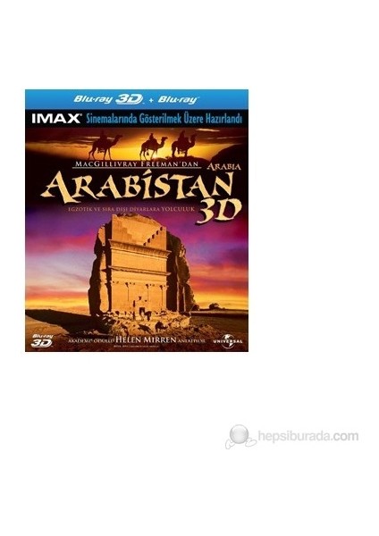 Arabia 3D (Arabistan 3 Boyutlu) (Blu-Ray Disc)