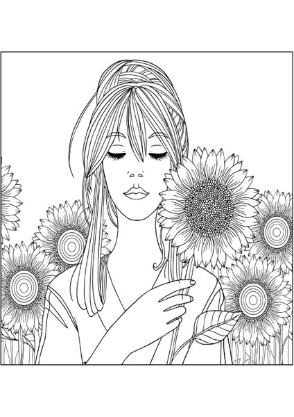 Stresi Azaltıcı Mandala Boyama Kitabı – Efsane Güzellikler, Siyah Kapaklı Standart Boy indirimleri