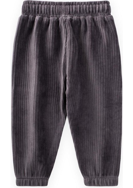 Fitilli Kadife Jogger Pantolon 1-10 Yaş Füme fiyatları