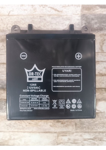 YTX5A-BS 12V 5AH Motosiklet Aküsü Ü/y 2024
