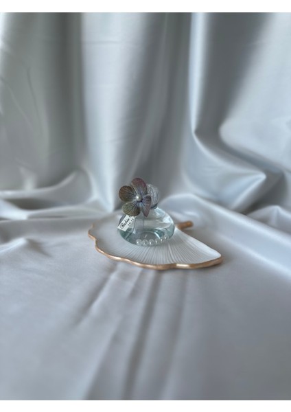 Islak Ortanca Çiçekli Incili 10 Adet Kolonya Şişesi Düğün,Nişan,Kına,Nikah,Sünnet,Doğum Günü Hediyelikleri