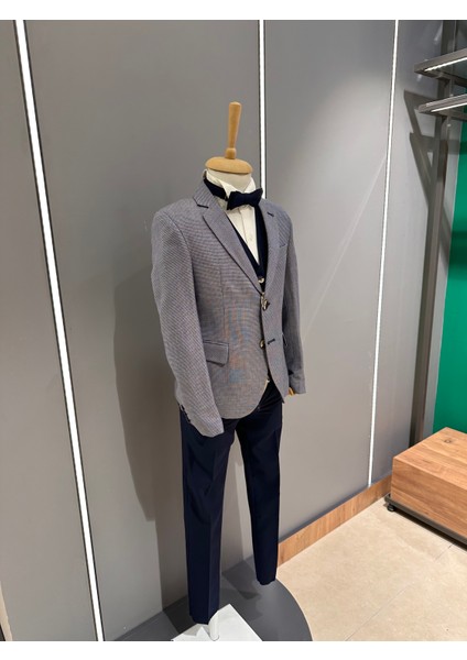 Erkek Çocuk Ekoseli Takım 2572-21