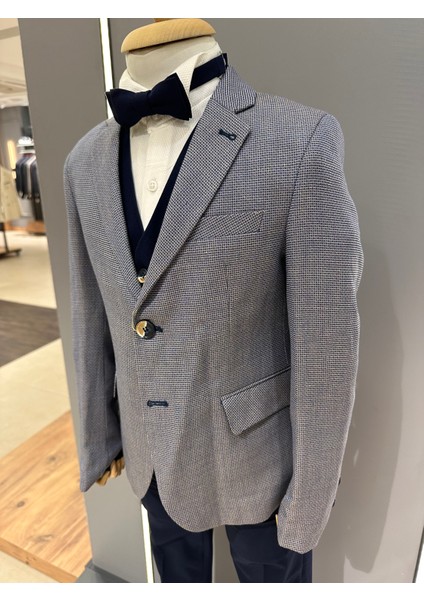 Erkek Çocuk Ekoseli Takım 2572-21 modelleri