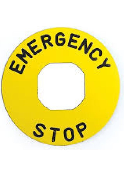 BET60P ,60MM Plastik M22 Buton Acil Etiket