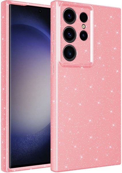 Puton Serisi Samsung Galaxy S23 Ultra Pembe Kapak