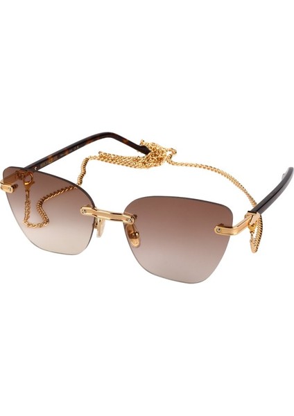 Original Vintage Naples Jewel NJ01 H.gold Kadın Güneş Gözlüğü