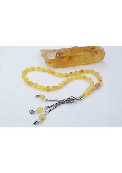 Arpa Model Damla Kehribar Tespih