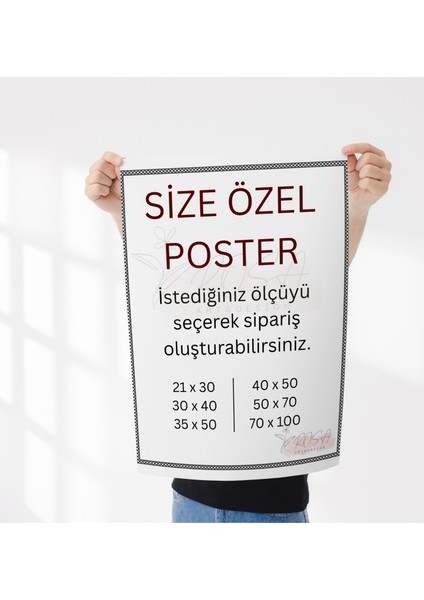 Kişiye Özel Poster Baskı Çerçevesiz Poster Dijital Baskı, Hediye Poster Baskı , Kişiye Özel Resim Baskı