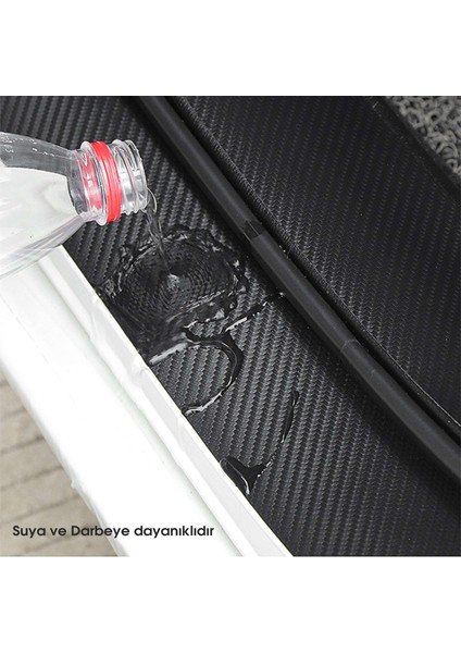 Seat Uyumlu Deri Karbon Kapı Eşiği Koruyucu Bant 4 Adet fiyatları