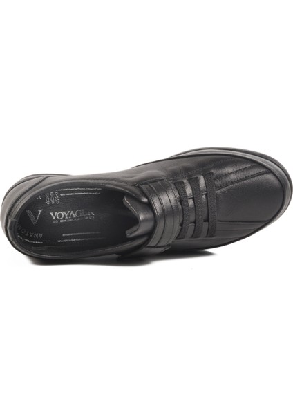 Siyah Hakiki Deri Kadın Casual Ayakkabı fırsatları