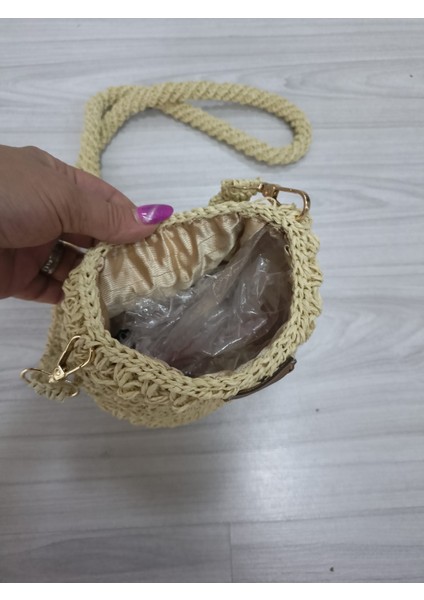 Kadın El Emeği Hasır Çapraz Çanta fırsatları