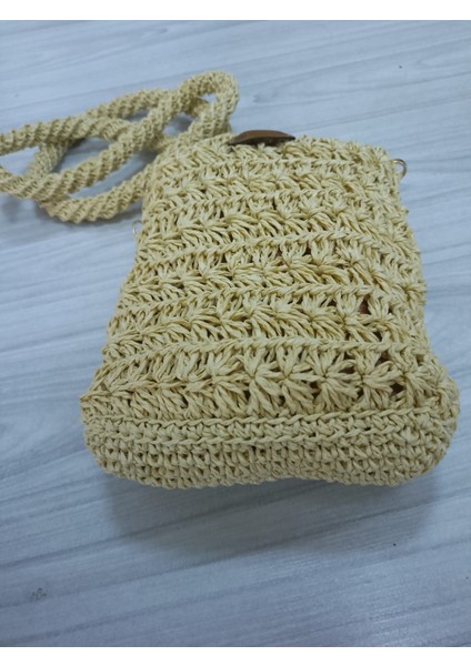 Kadın El Emeği Hasır Çapraz Çanta indirimleri