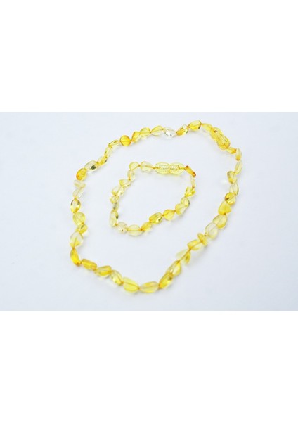 Bal Gözesi damla Kehribar Bebek Diş Seti