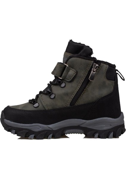 Haki Power Kaymaz Taban Yünlü Trekking Çocuk Bot fiyatları
