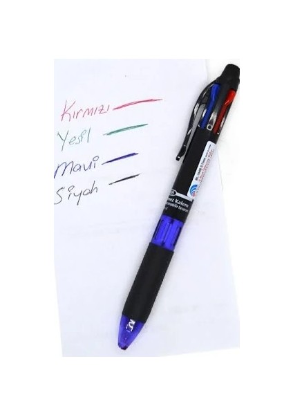 4 Renkli Tükenmez Kalem - Mor fiyatları