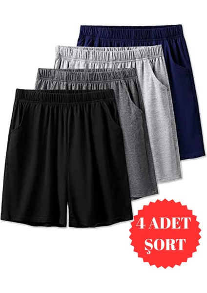 Rahat Kesim 4'lü Şort