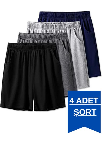 Basic 4'lü Şort