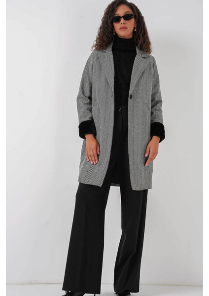 Siyah Kadın Kaban 9145 fiyatları
