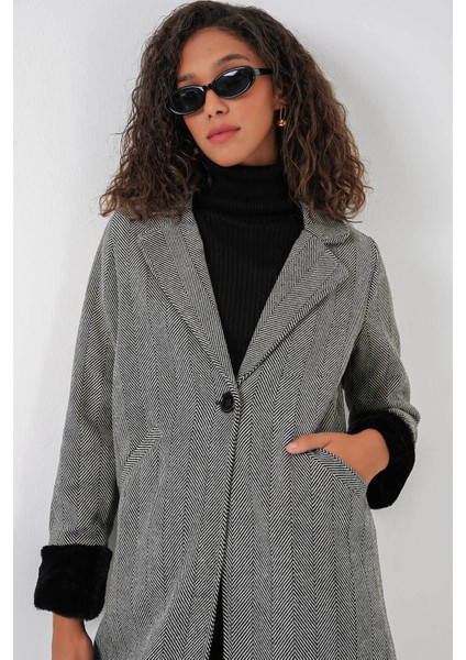 Siyah Kadın Kaban 9145 indirimleri