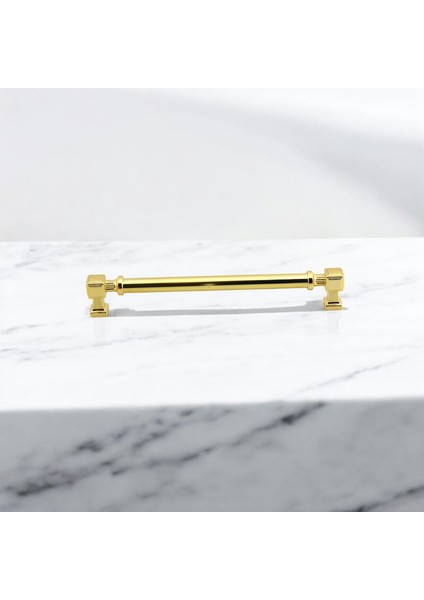 Mobilya Çekmece Mutfak Dolabı Dolap Kulpları Kulb 19.2 cm Gold Altın Metal Kulp 192 mm fırsatları