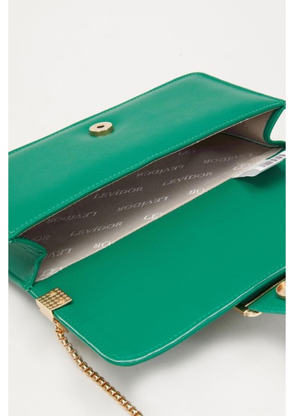 Yeşil Hasır Zincirli Omuz Çantası fırsatları