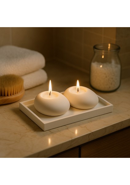 Argkristal 2li Tealight Tepsili 3 Parça