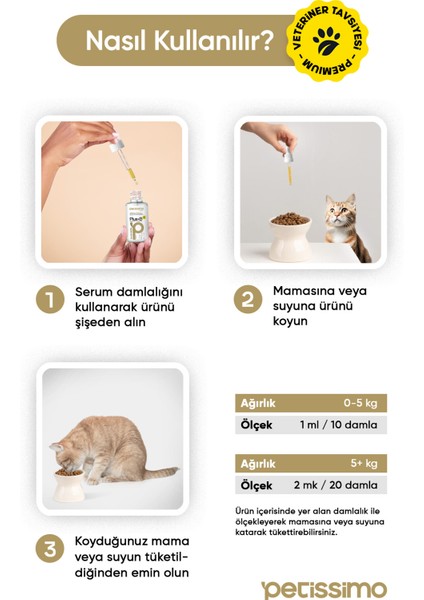 Plus+B Tüy Sağlığı Damlası - Kediler Için Biyotinli Tüy Dökülmesi Önleyici Damla- 50 ml indirimleri